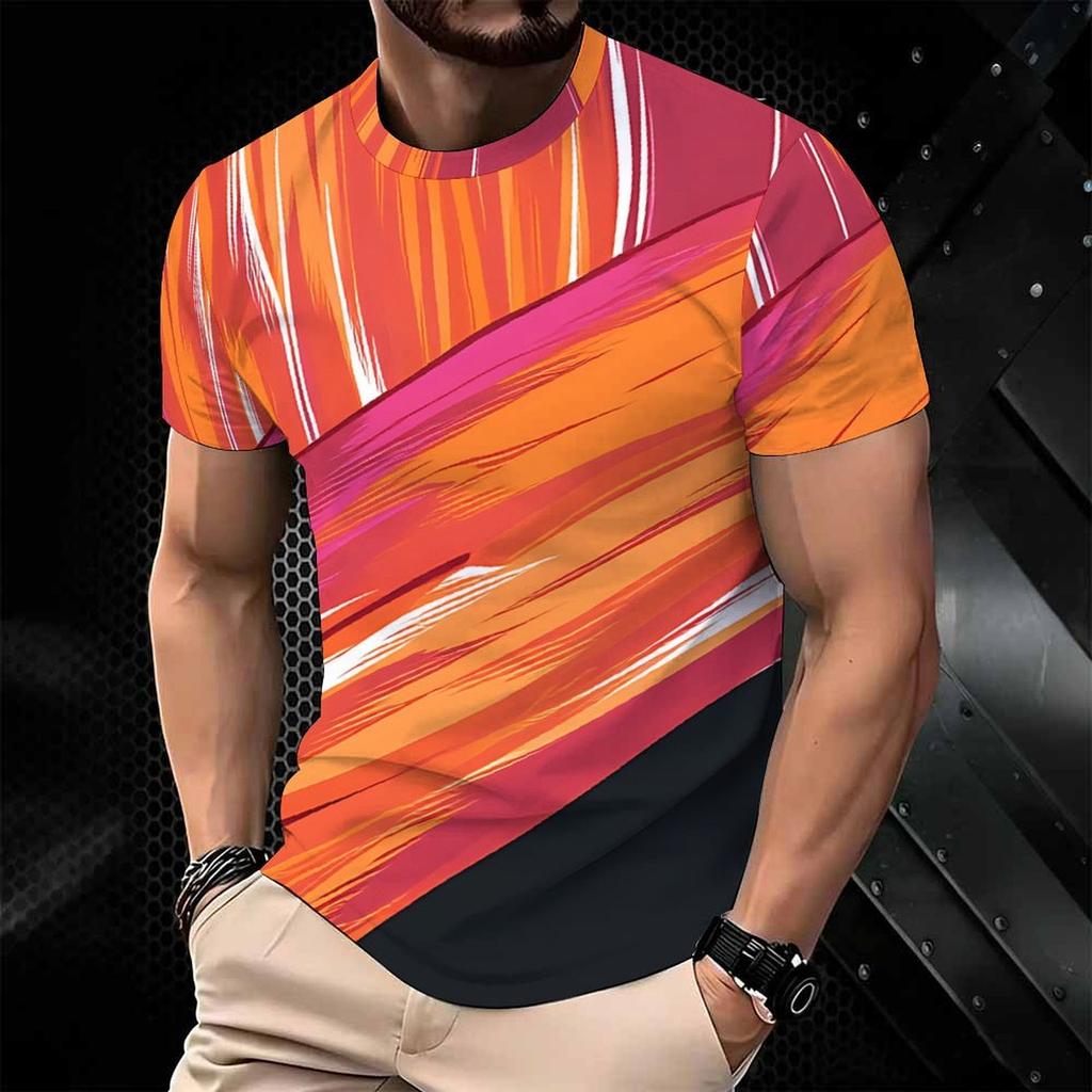 Women Short Sleeve Crew Neck T Shirt Dark Navy Pink Hibiscus Green Tropical Palm Leaf Print Top