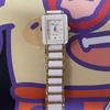 Watch Rectangle Square Couple Watch 104A Fashion Ceramic Watch Women