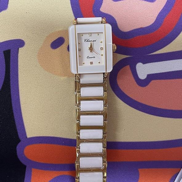 Watch Rectangle Square Couple Watch 104A Fashion Ceramic Watch Women