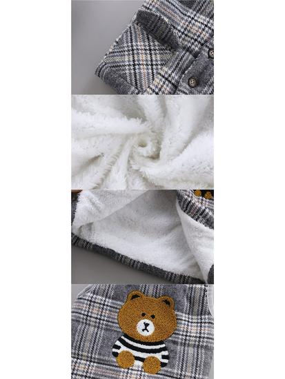 Boys' and Girls' Fleece-Lined Winter 3-Piece Set: Infant To Toddler Sweatshirt & Jacket (1-3 Years)