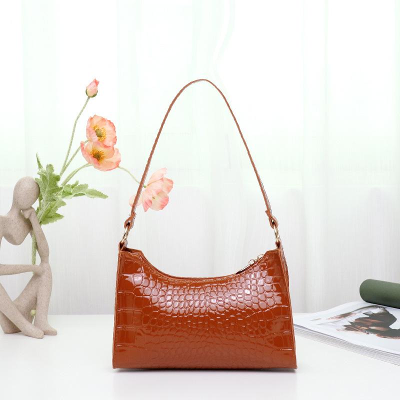 Armpit-Tasche mit Steinmuster, Damen-Handtasche, Lässige und modische Damen-Handtasche