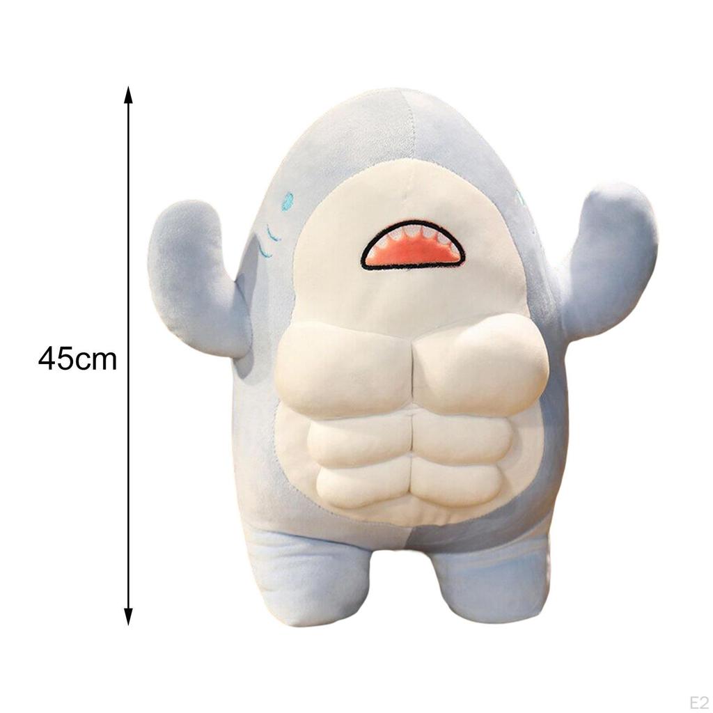 Plush Toy Pillow with PP Comfortable Stuffed Animal Doll for Bedroom Car Ornament Kids Gift Home