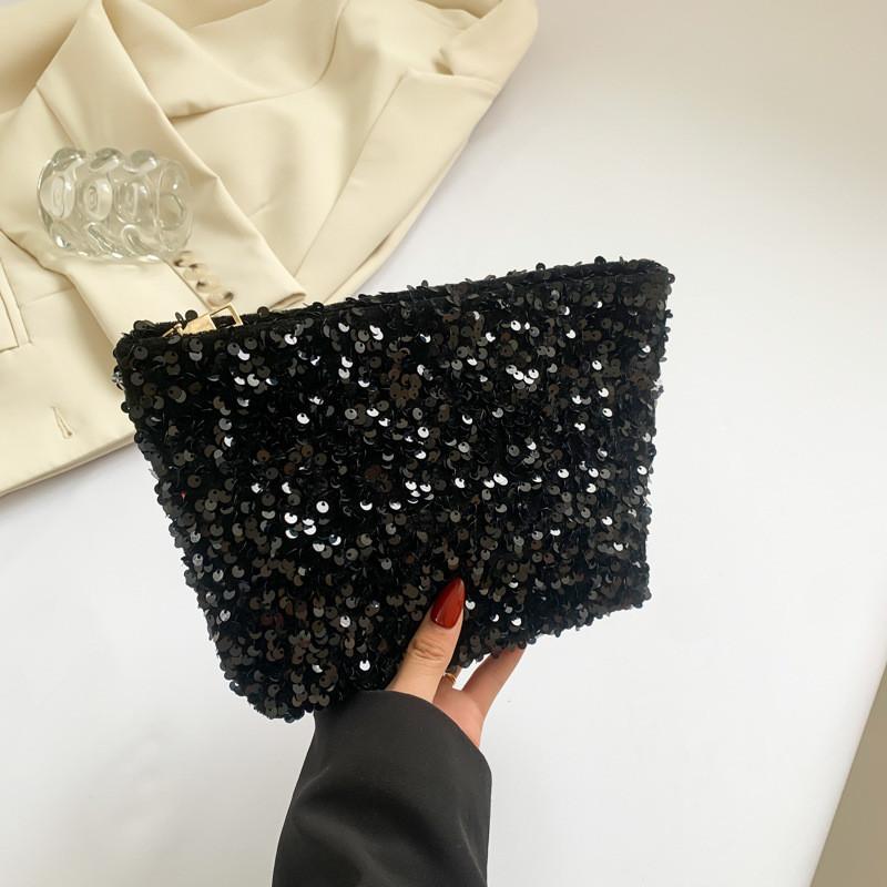 Trendy Large Capacity Crossbody Bag For Women With Chic Sequins And Stylish Design