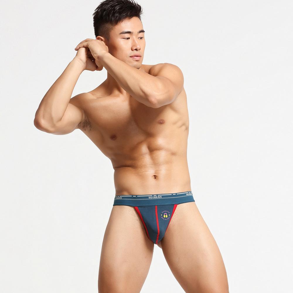 Men's G-string Thong Underwear Triangle Pants Singles T-pants Sexy Low Waist Bottom