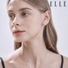14K Cubic Point One-Touch Earrings (Gold Filled) Elgpee506