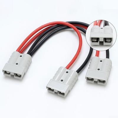 Gray Double Y Adapter Plug Connector 1pcs 4/6mm 50 Amp