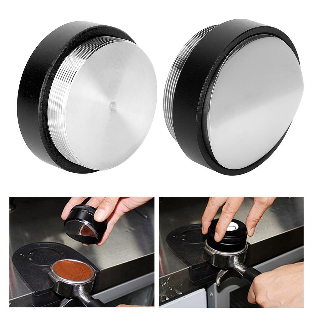 Household Kitchen Reusable Stainless Steel Coffee Tamper Powder Press Hammer 58mm Black