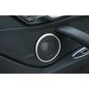 For BMW X1 2016-  F48 ABS silver inner door speaker ring cover trim 4pcs