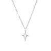 Four Pointed Star Necklace Exquisite Craftsmanship Choker Unisex Clavicle Chain