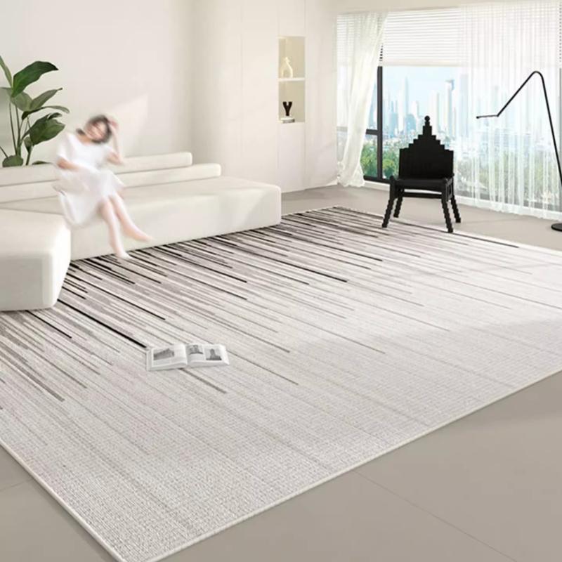 Large Area Carpets for Living Room Light Luxury Bedroom Decor Line Carpet Washable Lounge Soft Floor Mat Anti-slip Cloakroom Rug