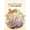 Pcs Makeup Brush Set With Mirror Portable Travel Size