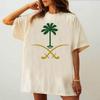 Saudi National Day T Shirt Teen Pastel Graphic Grunge Pop Culture Shirt Grunge Breathable Gothic Y2k Comfortable Pop Culture