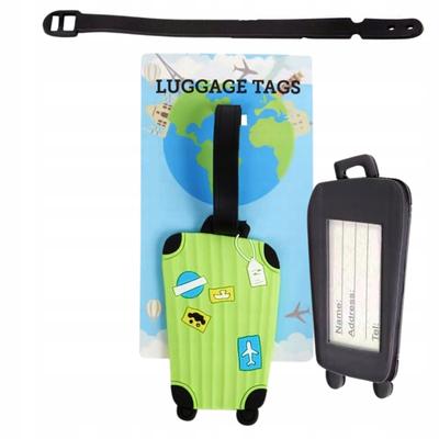 Address Tag Luggage Tag Green Suitcase Identifier