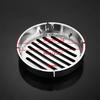 Nový motocykl 3,5mm klakson Chromovaný kulatý mřížkový kryt klaksonu pro auto Pasuje na Honda Shadow VT1100 /750/600 VTX1300C1800C VT VF750