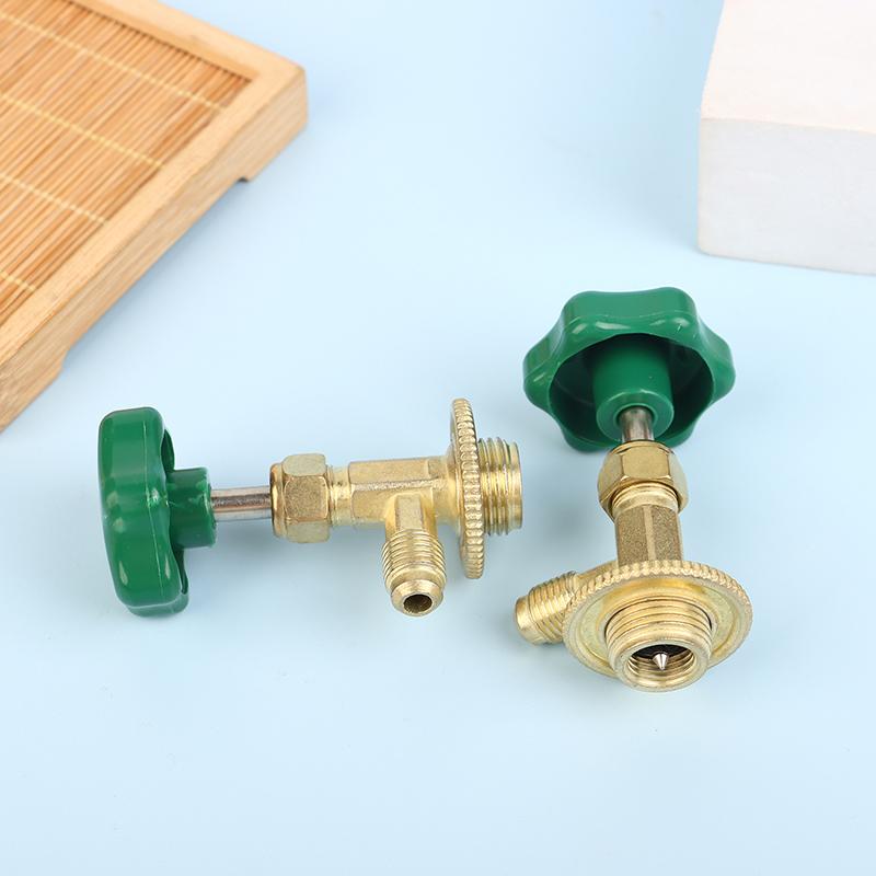 1Pc Low Pressure Dispensing Valve Bottle Opener 1/4 Sae Connector Mayitr Refrigerant Bottle Can Tap For R22 Gas