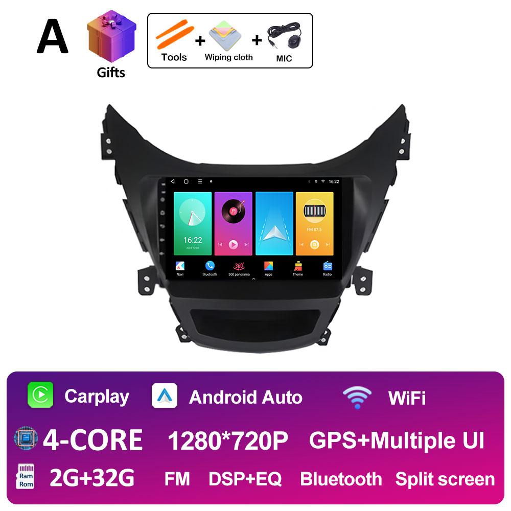 For Hyundai Elantra Avente I35 2011 2012 2013 2014 2015 Cooling Fan Car Video Radio Multimedia Player GPS Navigation Accessories