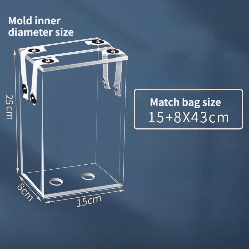 Acrylic Plastic Food Bag Rice Bags Used in Refrigerators and Supermarkets Vacuum Bag Compression Mold Rice Storage Transparent Rectangular