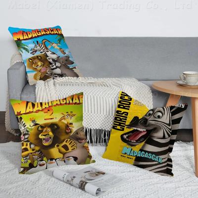 Madagaskar Personalisierte Kissen Staubschutz Schlafzimmer Kinder Party Dekoration Kissenbezug Geburtstag Kinder Geschenk