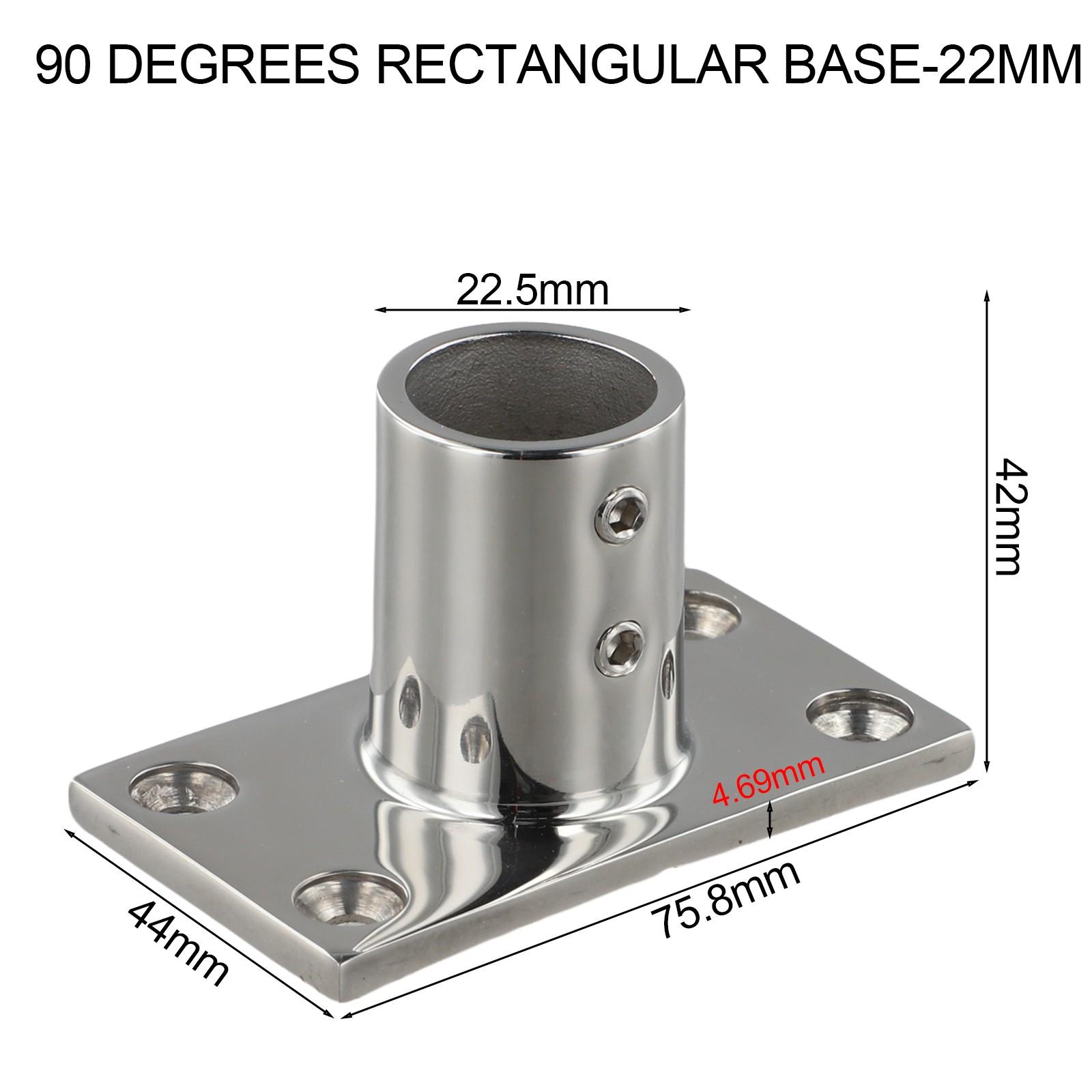 

Handrail Pipe Base Marine Pipe Base Stainless Steel Boat Pipe 90°