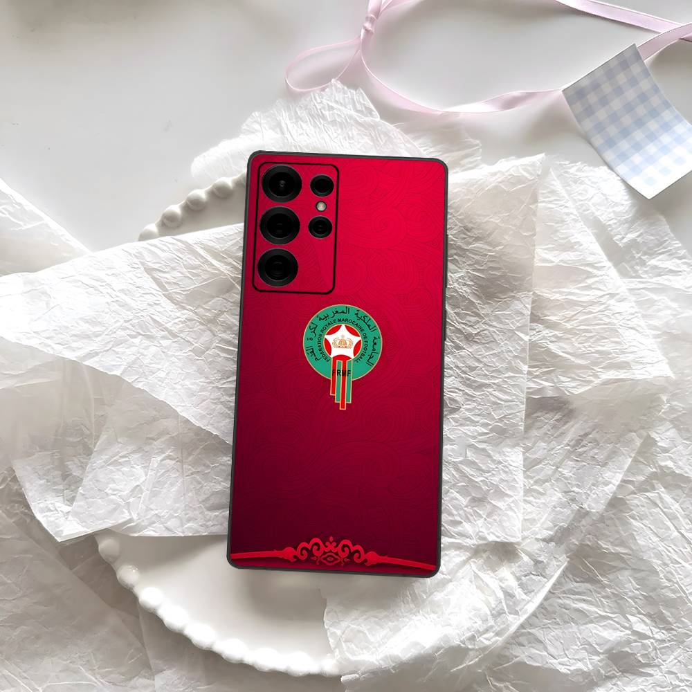 

Maroc M-Morocco Flag Phone Case For Samsung S 24 Fe 25 Ultra Plus 20 Lite 21 30 22 23 24 22 Ultra 5G Fundas Samsung S20 5G