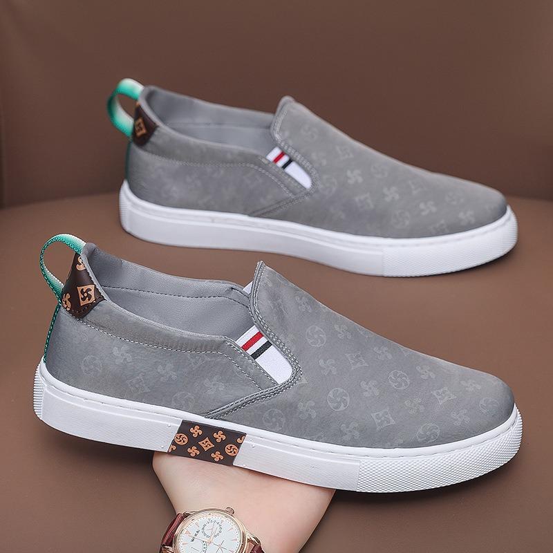 Men's Shoes Summer New Umbrella Cloth Breathable Casual Shoes Men's Trendy Shoes Foot Cover Men's Low-top Sports Board Shoes Cloth Shoes