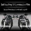 For KYMCO AK550 2021 smoked black light film headlight protection film transparent modification TPU scratch repair film
