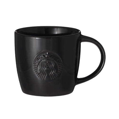 STARBUCKS Gift Boxed Logo Mug, Black, 355ml, Starbucks Gift, Father's Day Gift