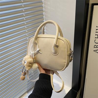 Damentasche neu mattierte Textur Mode Schulter Umhängetasche Damenhandtasche lässig tragbar Bowlingtasche