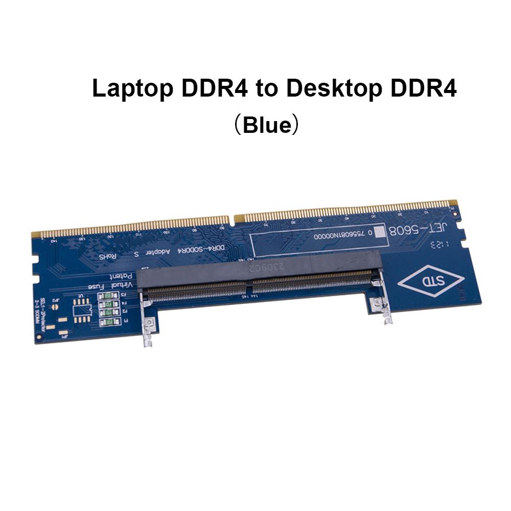 Tarjeta Adaptadora de Memoria para Portátil a Escritorio DDR3 DDR4 DDR5 Tarjeta SO-DIMM a PC DIMM Adaptador Conector RAM Mini Memory Stick