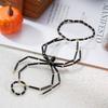 Dunkler Punk Halloween Armreif Elastische Halloween Handdekoration Lustige Spinne Stretch Armbänder Mädchen