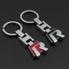 Creativity 3D R Style Metal Car Key Ring Sports Key Chain For VW Golf Tiguan CC Polo Passat Touareg Auto Key Decor Accessories Mn6