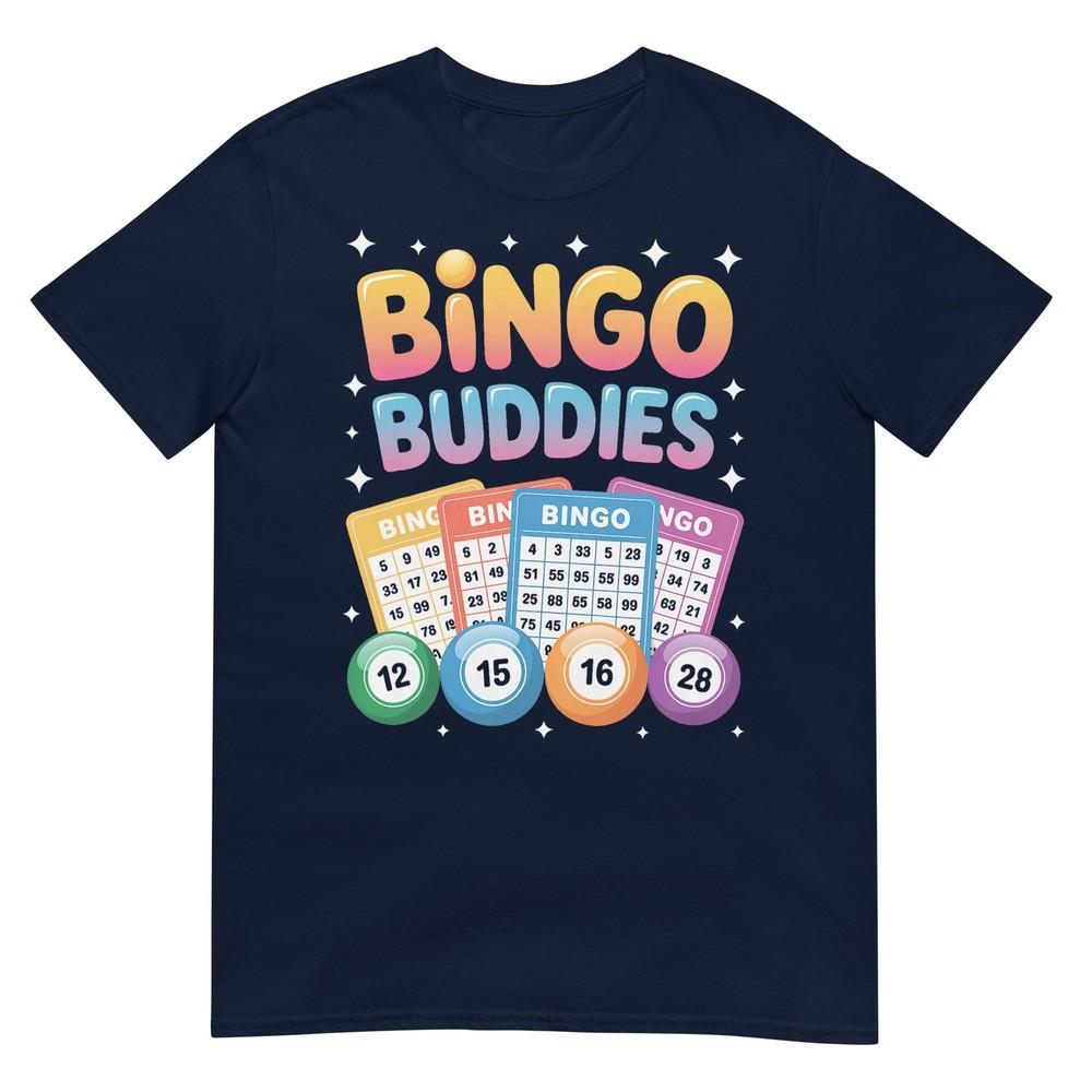 Bingo Buddies Friends Game Lucky Numbers Fun Social Winner TShirt