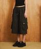 TONSIL Tiger Camo Bermuda Pants Black