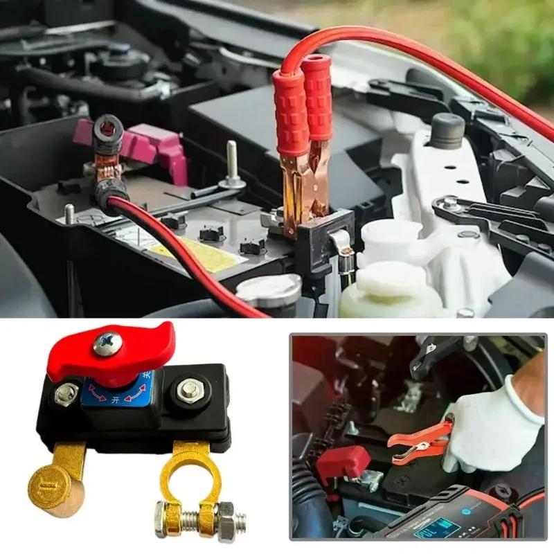 12V 24V Dual Voltage Battery Master Cut Off Switch Zinc Alloy Structure Negative Pole Disconnect Tool Free Knob PCB Design