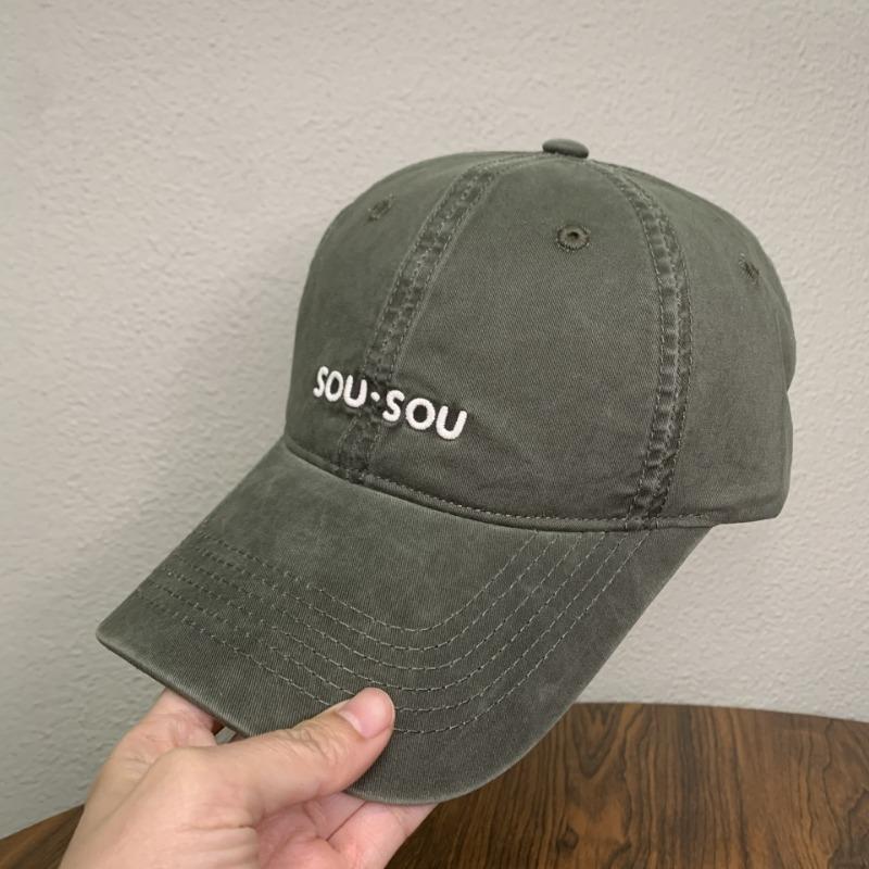 

Autumn and winter baseball cap women s soft top hat shows a small face, wide brim cap, enlarged and deepened high quality Average size (55-59cm) армия зеленый