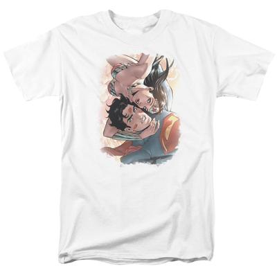 Justice League Of America Love Birds Mens T Shirt White