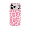 Minimalist style pink leopard print mobile phone case custom Apple 11promax ultra-thin protective case for girls