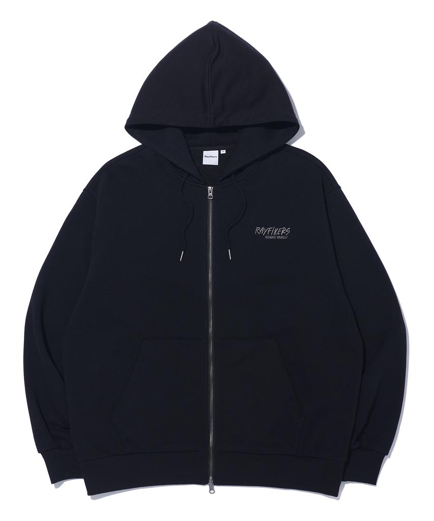 Rayfikers Small Embroidered Sweat Zip-Up Mq6Tu142_Black