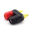 1Pcs Dual Jack Socket Banana Plug Connector