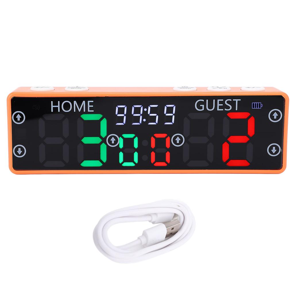 Elektronische Anzeigetafel 10 Ziffern Touchscreen Tisch-Punktezähler für Basketball Volleyball Schach