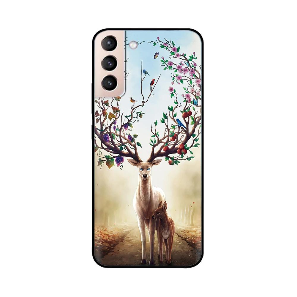 For Samsung Galaxy S21 Plus Case Soft Black Silicone Cover Protective Shell For Samsung Galaxy S21 Plus Ultra S21+ FE 5G Case