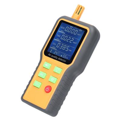Household Air Quality Detector Multifunctional T/H Sensors CO2 Tester LCD Display with Backlit