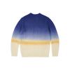 Palace Gradient Dye Rib Knit Long Sleeve Sweater With Mini Logo Unisex Tops Blue P25KW022