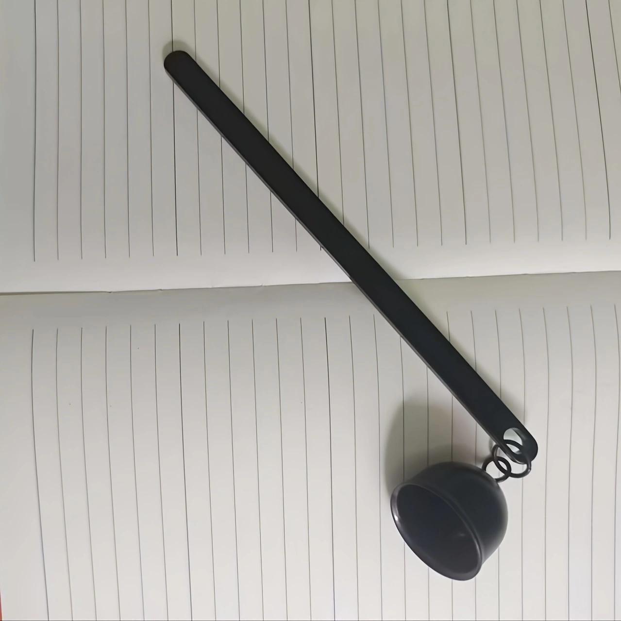 

Stainless Steel Candle Snuffer Set with Long Handle, for Candle Enthusiasts, Gift чёрный