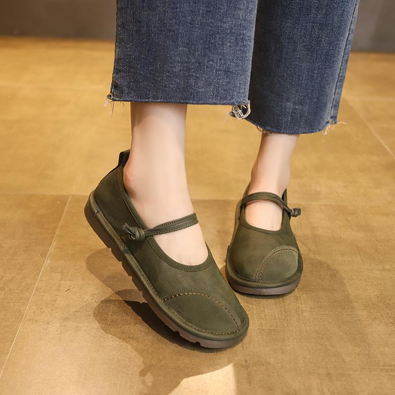 Flat Shallow Mouth New Fashion All-in-one Lightweight Comfortable Non-slip Breathable Simple Wear-resistant Women's Single Shoes