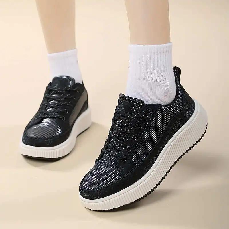 Fashion Size Key Height Women's Spring Autumn Sneakers Casual Women's Spring Summer Shoes Summer Goods Sport Premium Shoses Basctt