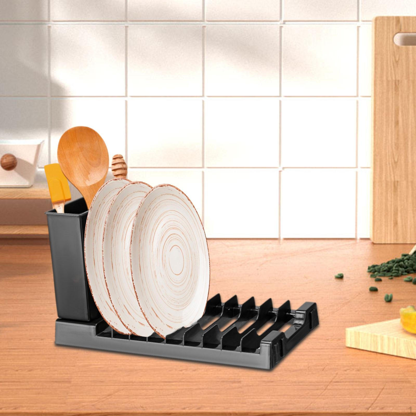 

Многофункциональный инструмент для сушки посуды, большая емкость, экономия места чёрный