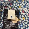 Used 〇45R 45R Small floral pattern button down blouse Long sleeve Size 4 [] B rank 0929-3