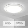 Modern Minimalist LED Ceiling Light Acrylic Round Lamp Aisle Decor Corridor Bathroom Balcony Bedroom Luminaire Indoor Decoration