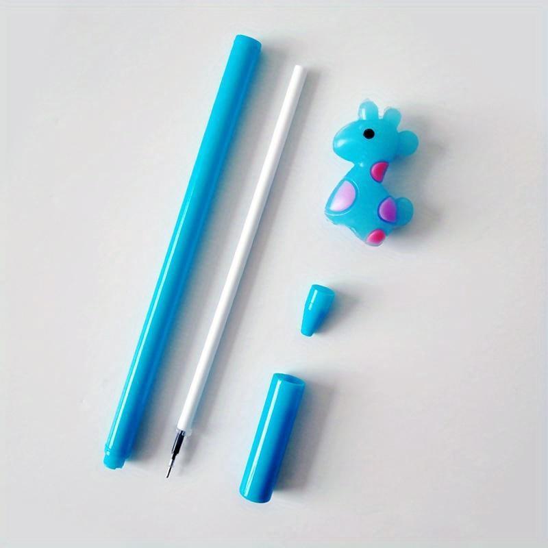 1PC Cute Cartoon Creative Candy Color Kawaii Deer Gel Pen Stationery (Random Color)